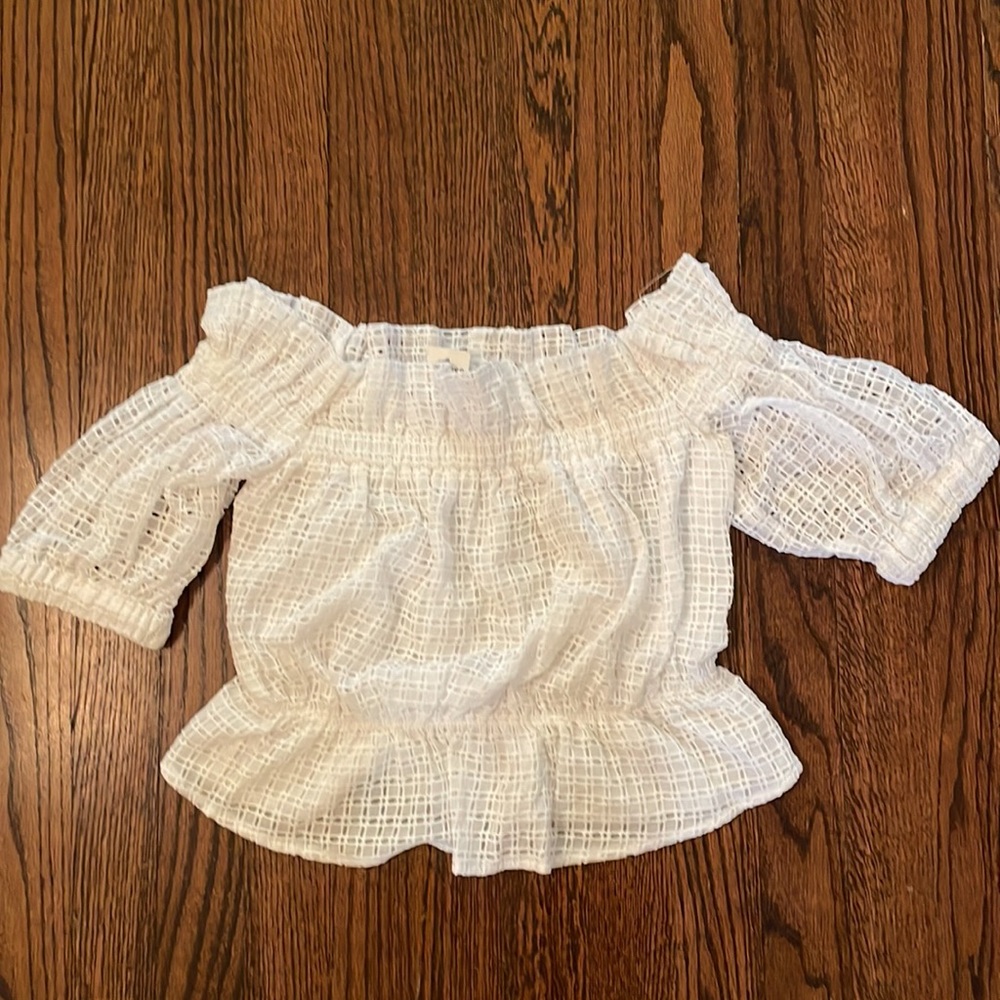 Never worn with tags express crop top